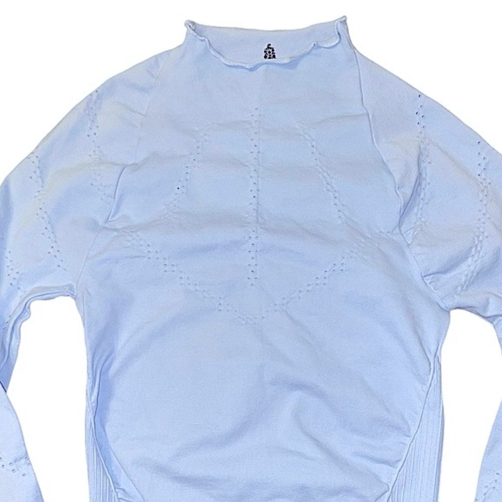 Free People Good Karma High-Neck Layer in Baby Blue XS/S NWOT - Picture 8 of 15